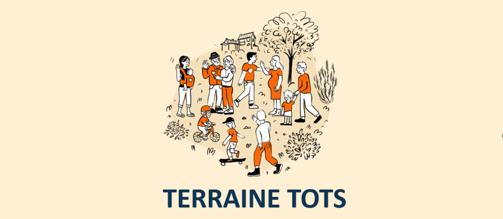 Terraine Tots is a free monthly event designed for young children (ages 2–5) and their caregivers to connect with nature, engage in creative play, and explore the unique spaces of Terraine West Bench.